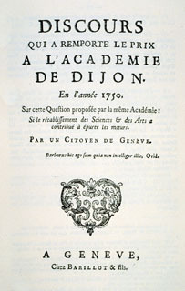 Discourse on the Arts and Sciences