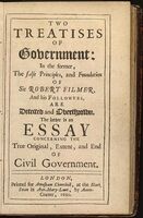 Two Treatises of Government