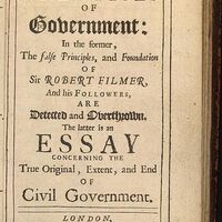 Two Treatises of Government